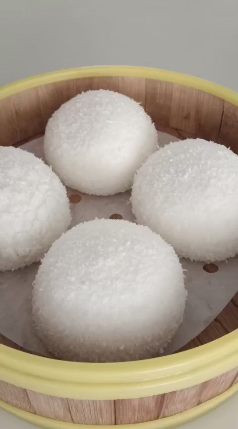 雪花豆沙包 Snowflakes Red Bean Bun